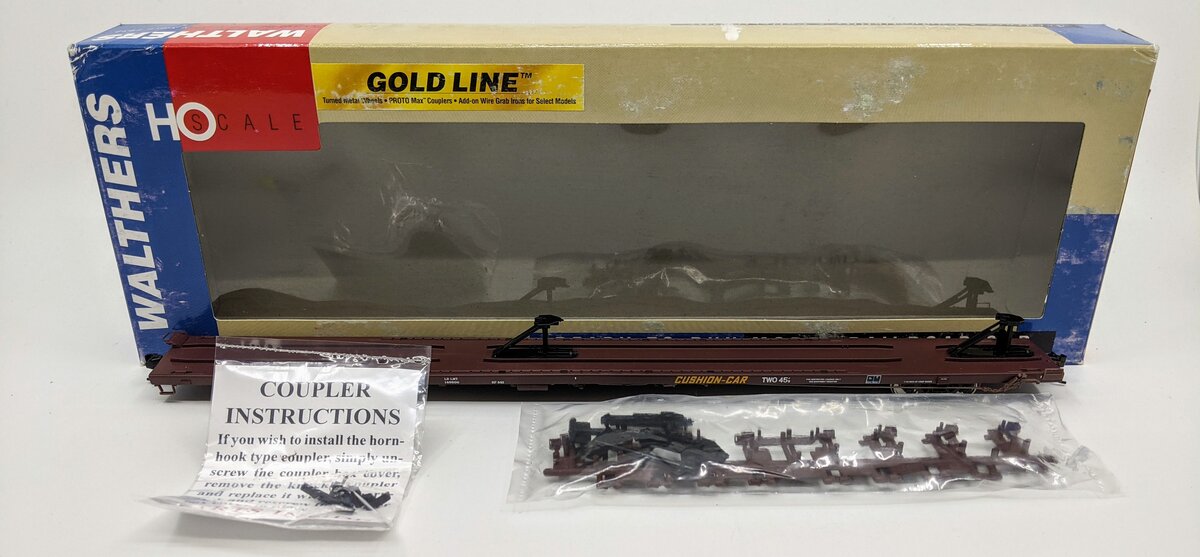 Walthers 932-40814 HO Wisconsin Central All Purpose Flatcar w/ACF Hitches #36274