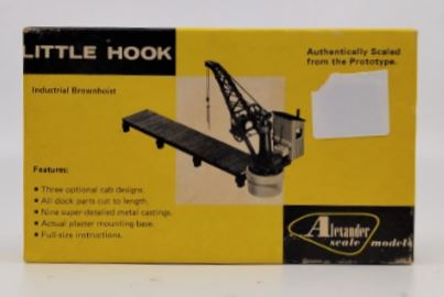 Alexander Scale 7519 HO Industrial Brownhoist Little Hook Pillar Crane Kit