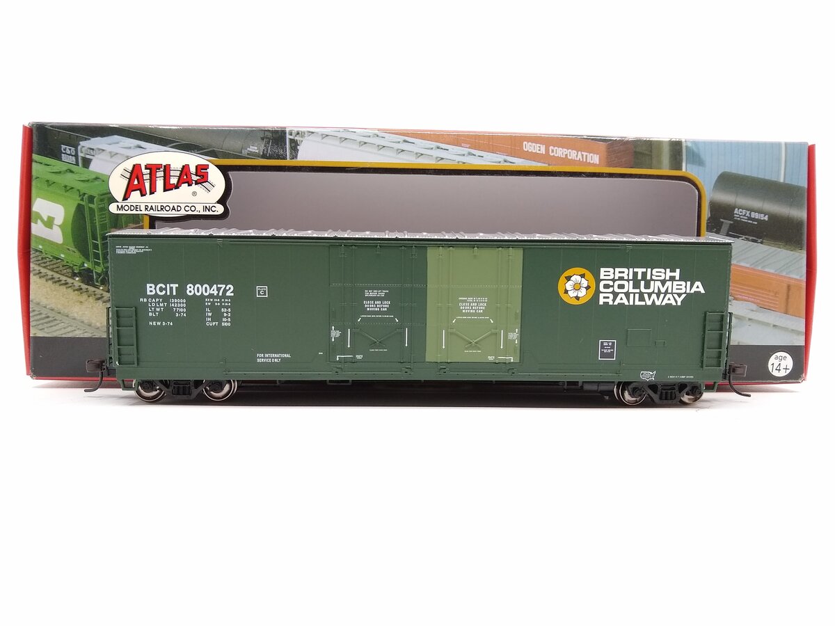 Atlas 20000764 BCR 53' Evans Plug Door Boxcar #800472
