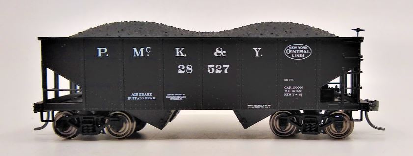 Bowser 40918 HO Pittsburgh,McKeesport & Youghiogheny GLa 2-Bay Hopper #28527