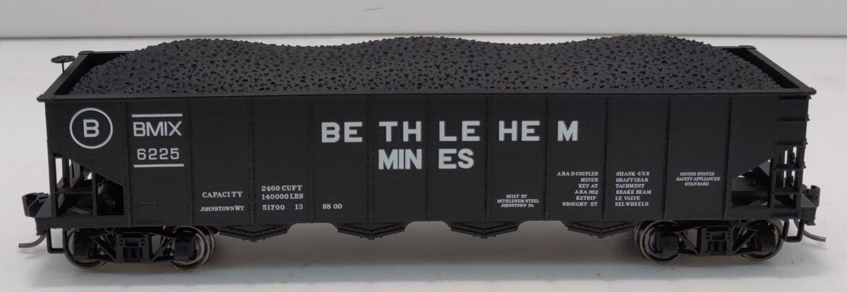 Bowser 41197 HO Bethlehem Mines H21 4-Bay Hopper with Clamshell Doors #6225