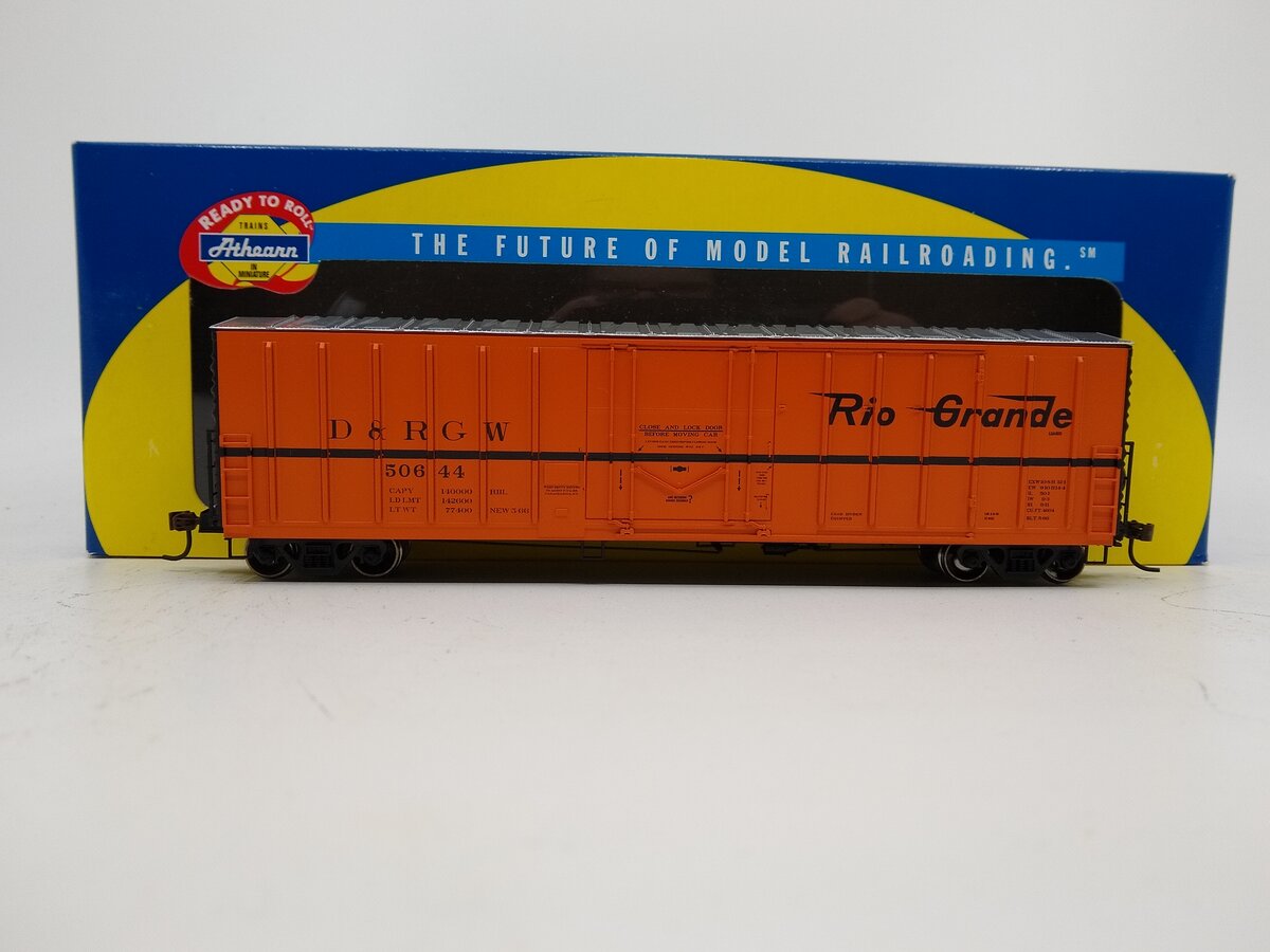 Athearn 88156 HO Scale Denver & Rio Grande Western 50' NACC Boxcar #50644