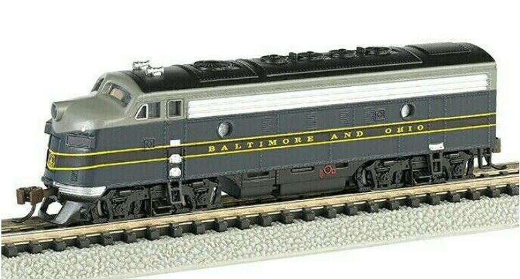 Bachmann 63751 N Scale Baltimore & Ohio EMD F7A Diesel Locomotive w/ DCC