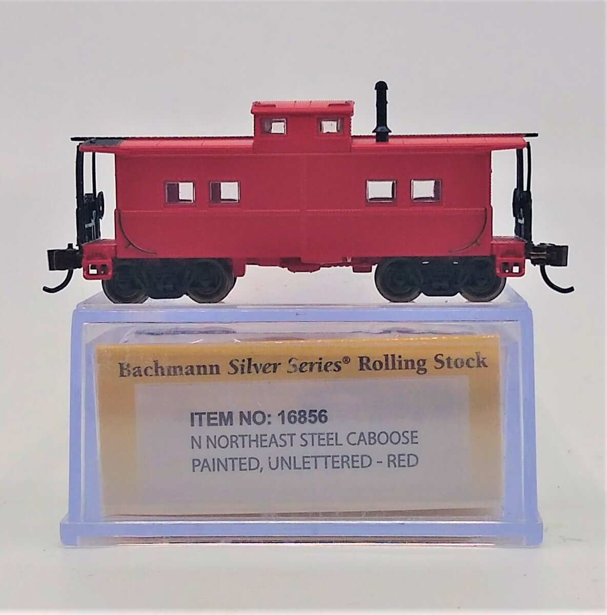 Bachmann 16856 N Unlettered Red Northeast Steel Caboose