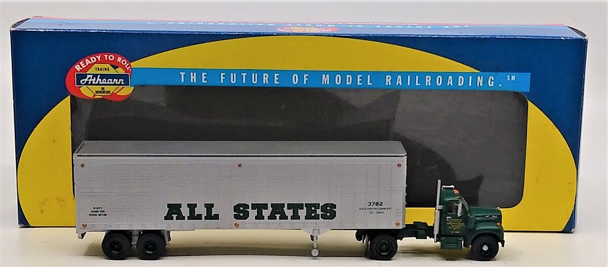 Athearn 93181 HO RTR All States Mack B Tractor W/ 40'' Trailer