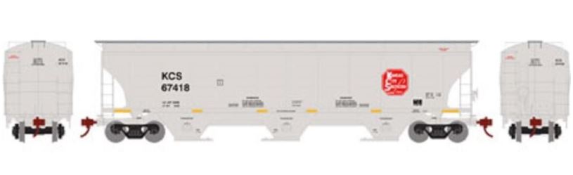 Athearn 89598 HO KCS Trinity Covered Hopper #67418