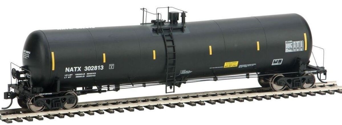 Walthers 920-100608 HO NATX 55' Trinity 30,145-Gallon Tank Car #302813