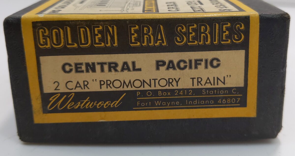 Westwood CP1 HO Central Pacific Golden Era Series 2-Car Promontory Train Kit