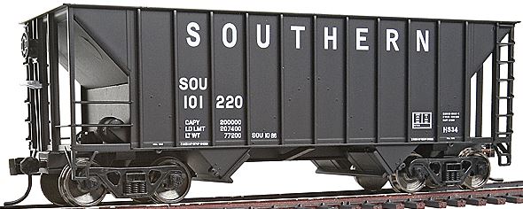 Walthers 932-7423 HO Scale Southern Greenville 100T Twin Hopper #101220