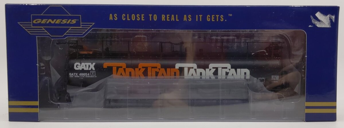 Athearn G67803 HO Genesis GATX TankTrain 23K Intermediate Tank Car #48654