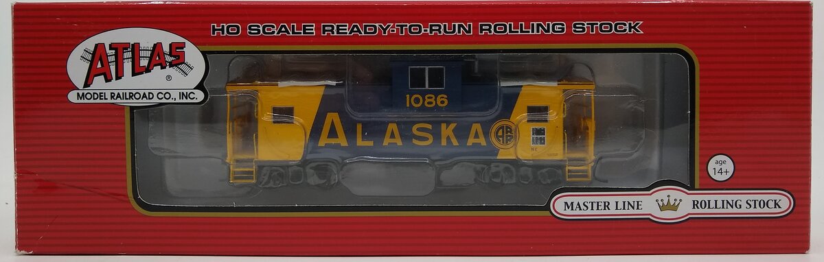 Atlas 20004151 HO Scale Alaska Railroad Extended Vision Caboose #1086