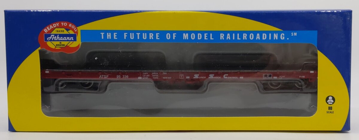 Athearn 97801 HO Scale Santa Fe 60' Flat Car #95336
