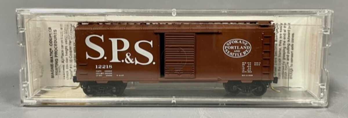 Micro-Trains 02000850 N Spokane Portland & Seattle 40' Single Door Boxcar #12218
