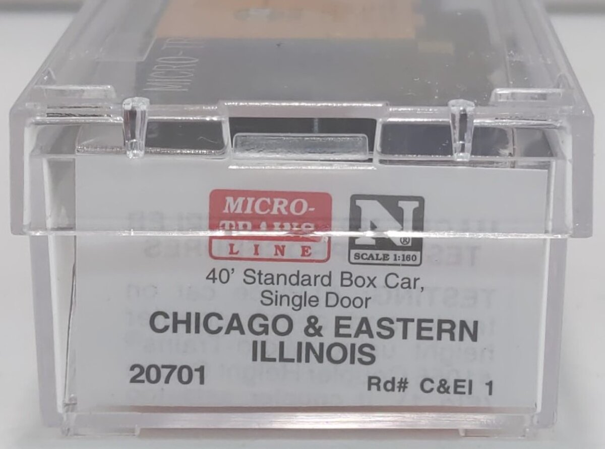 Micro-Trains 02000701 N Chicago & Eastern Illinois 40' Single Door Boxcar #1