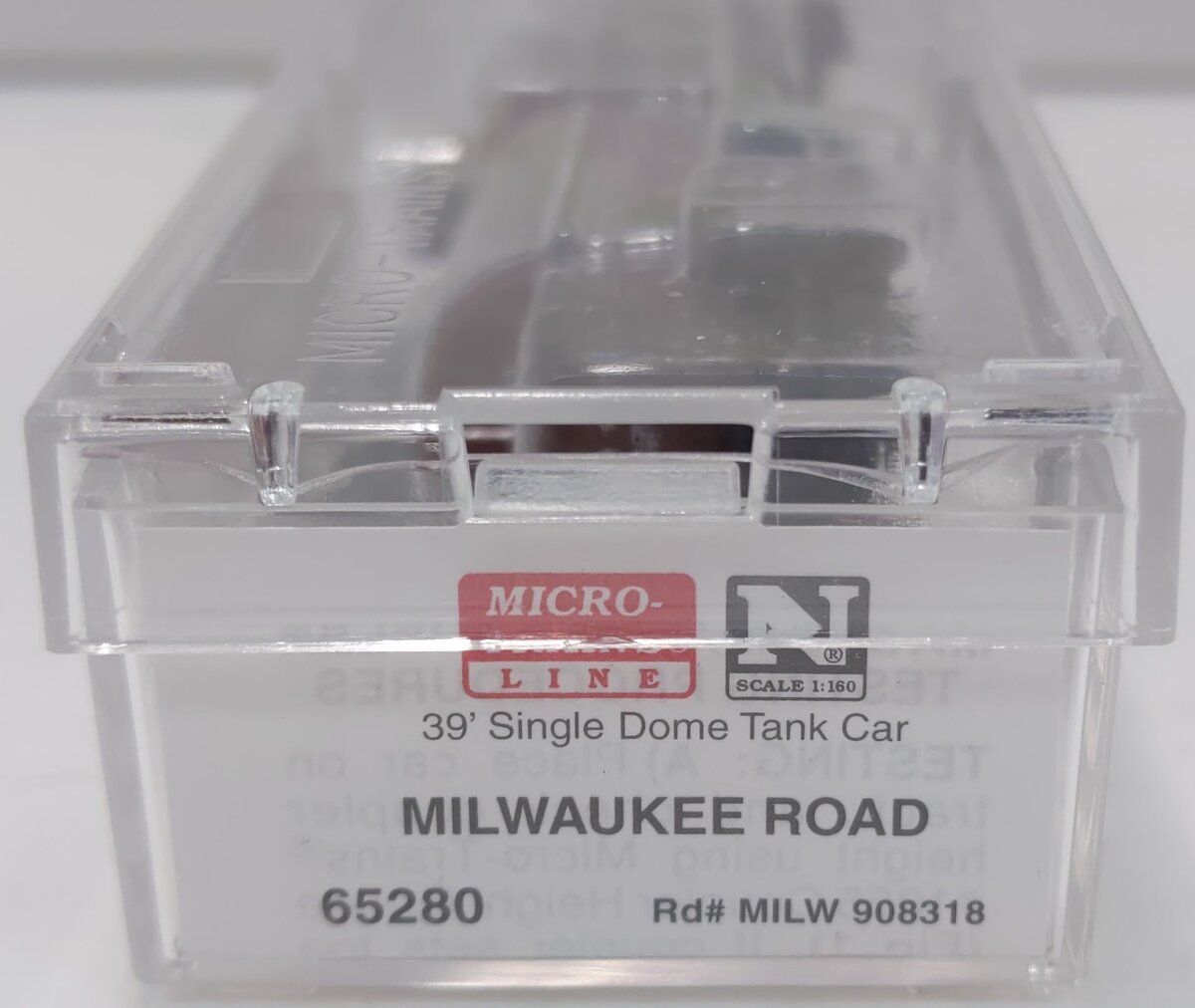 Micro-Trains 06500280 N Milwaukee 39' Single Dome Tank Car #908318