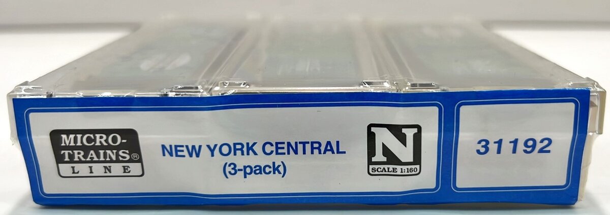 Micro-Trains 03100192 N Scale NYC 50' Standard Boxcar Set (Set of 3)