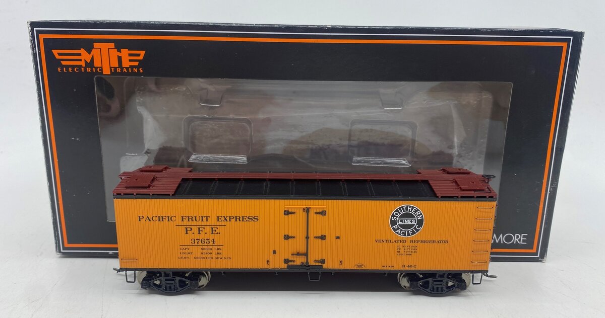 MTH 80-94007 HO Pacific Fruit Express R-40-2 Woodside Reefer Car
