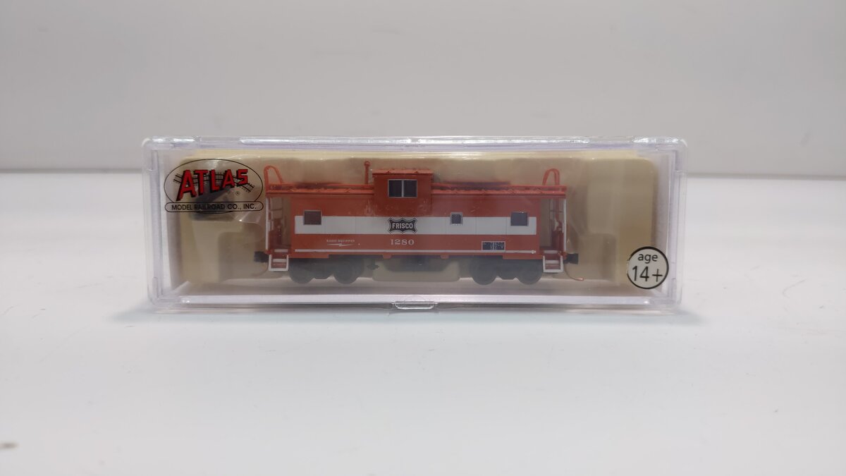 Atlas 30417 N Scale Frisco Extended Vision Caboose #1280