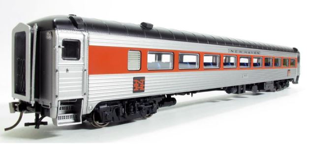 Rapido Trains 17232 HO New Haven Pullman with No Skirts