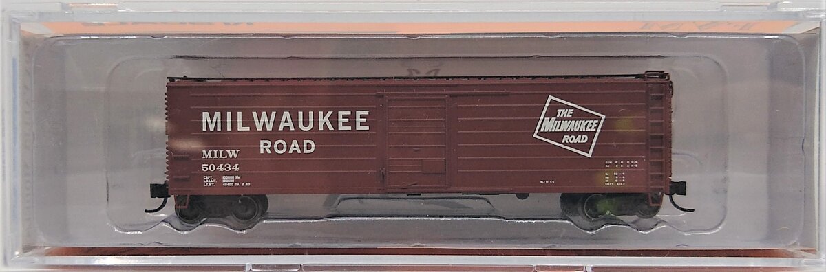 Fox Valley Models 90408 N Milwaukee Road "Billboard" 50' Rib Side Hopper #50434