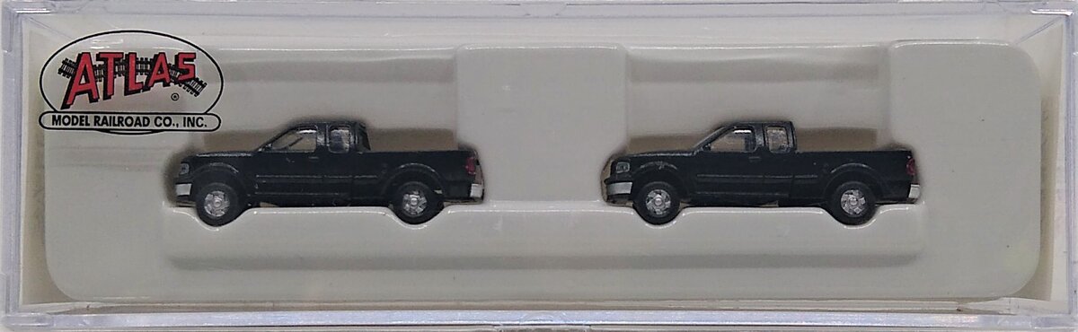 Atlas 2941 N Scale Ford F150 Standard Side Pickup--Black (Pack of 2)