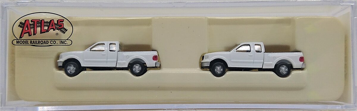 Atlas 2986 N Scale Ford F150 Flare Side--White (2)