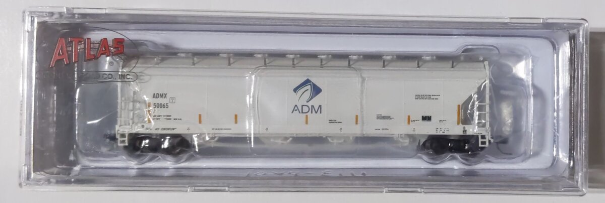 Atlas 50002694 N ADM Pressureaide Centerflow Hopper Car #50065