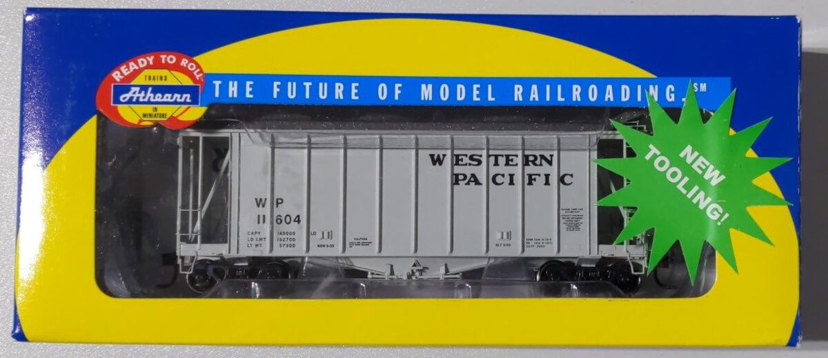 Athearn 87518 HO Scale Western Pacific 40' 2600 Airslide Hopper #11604