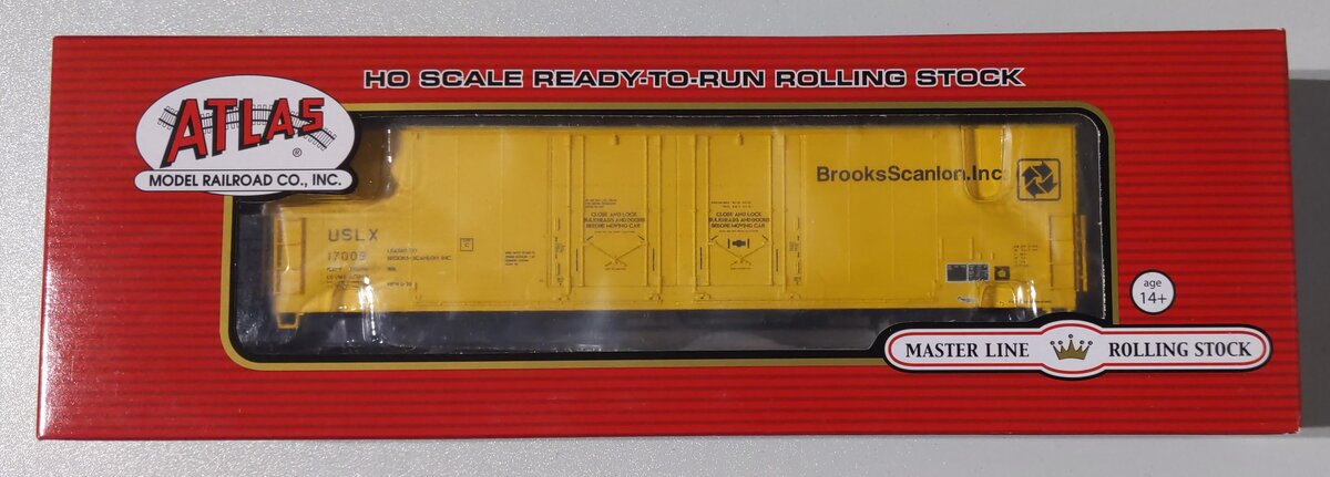 Atlas 20003433 HO Brooks Scanlon Evans 53' Double Plug-Door Boxcar #17009