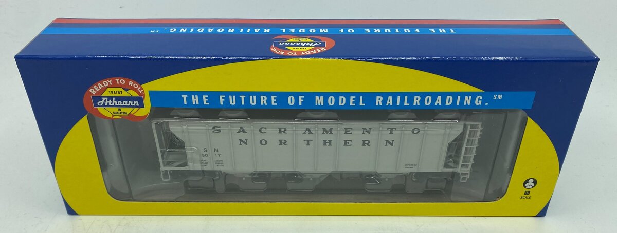 Athearn 89035 HO Scale Sacramento Northern PS2 2893 Covered Hopper #5017