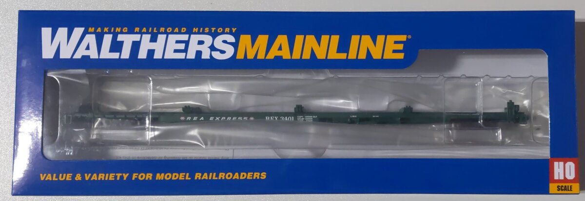 Walthers 910-5467 HO Scale REA Express 85' General American G85 Flatcar #3401