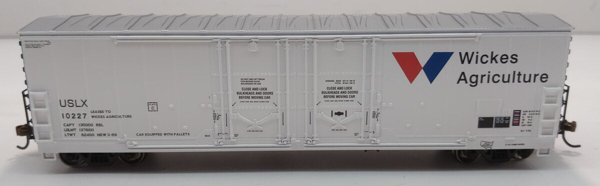 Athearn 67442 HO USLX/W-A 50' Evans Ex-DW DD Plug Boxcar #10227 - RTR