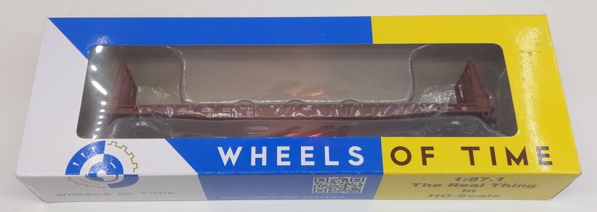 Wheels of Time 40077 HO Scale SP 62' Bulkhead Flatcar #509125