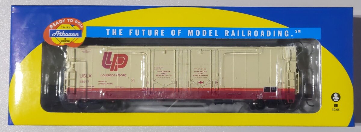 Athearn 96914 HO Scale Louisiana Pacific 50' Double Door Box Car #18047