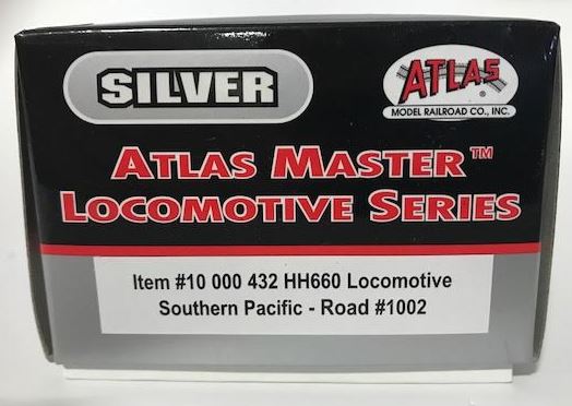 Atlas 10000432 HO Scale Southern Pacific HH660 Diesel Locomotive #1002