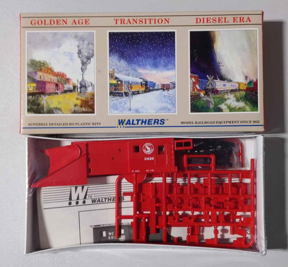 Walthers 932-5753 HO Scale Great Northern Russell Snowplow #X1520 Kit