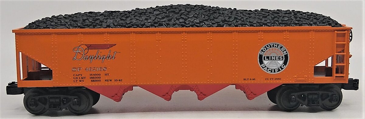 MTH 30-75277 Southern Pacific 4-Bay Hopper Car #462168