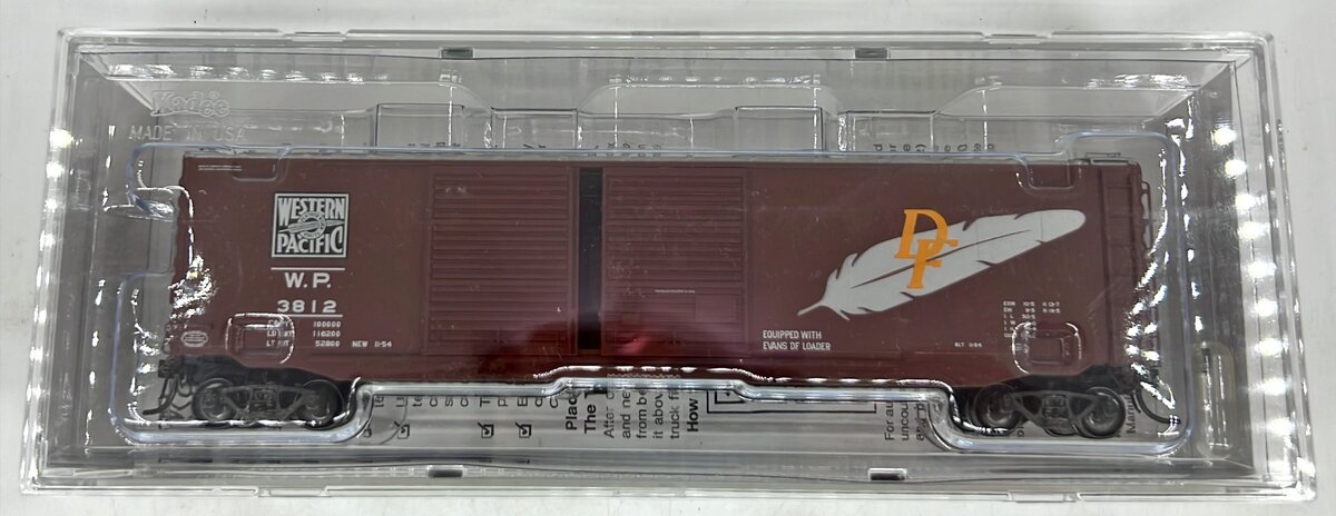 Kadee 6508 HO Western Pacific 50' PS-1 Boxcar #3812