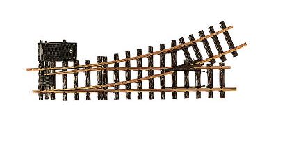 LGB 1615 G Scale R3 22.5° Left Hand Remote Switch Turnout
