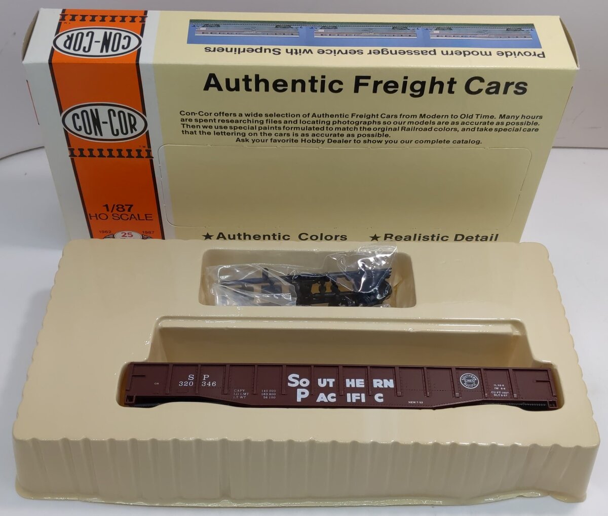 Con-Cor 0001-009018 HO Scale Southern Pacific 54' Mill Gondola Kit Road: 320346
