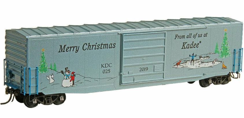 Kadee 6925 HO Scale KDC 2019 Christmas 50' PS-1 Boxcar #025 w 10' Doors