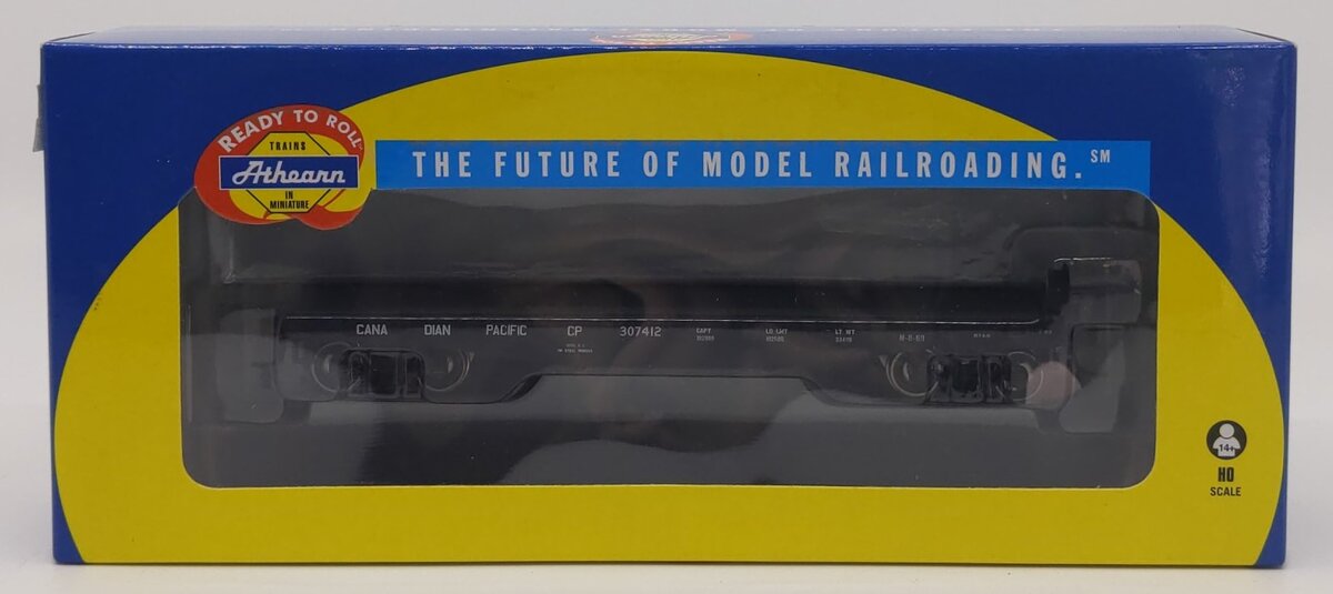 Athearn 96334 HO Scale Canadian Pacific 40' Flat Car #307412