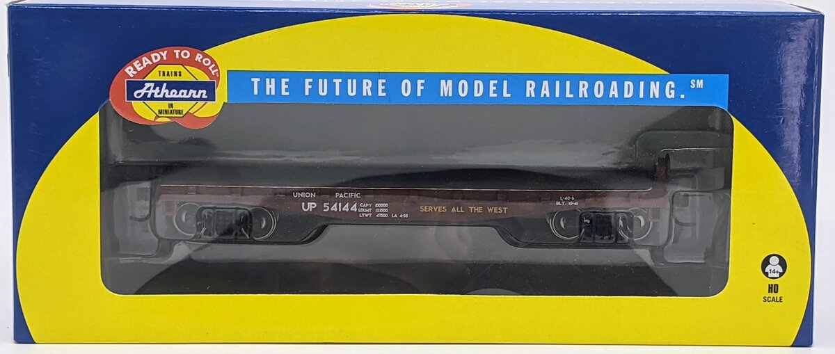 Athearn 96350 HO Scale Union Pacific RTR 40' Flat Car #54144