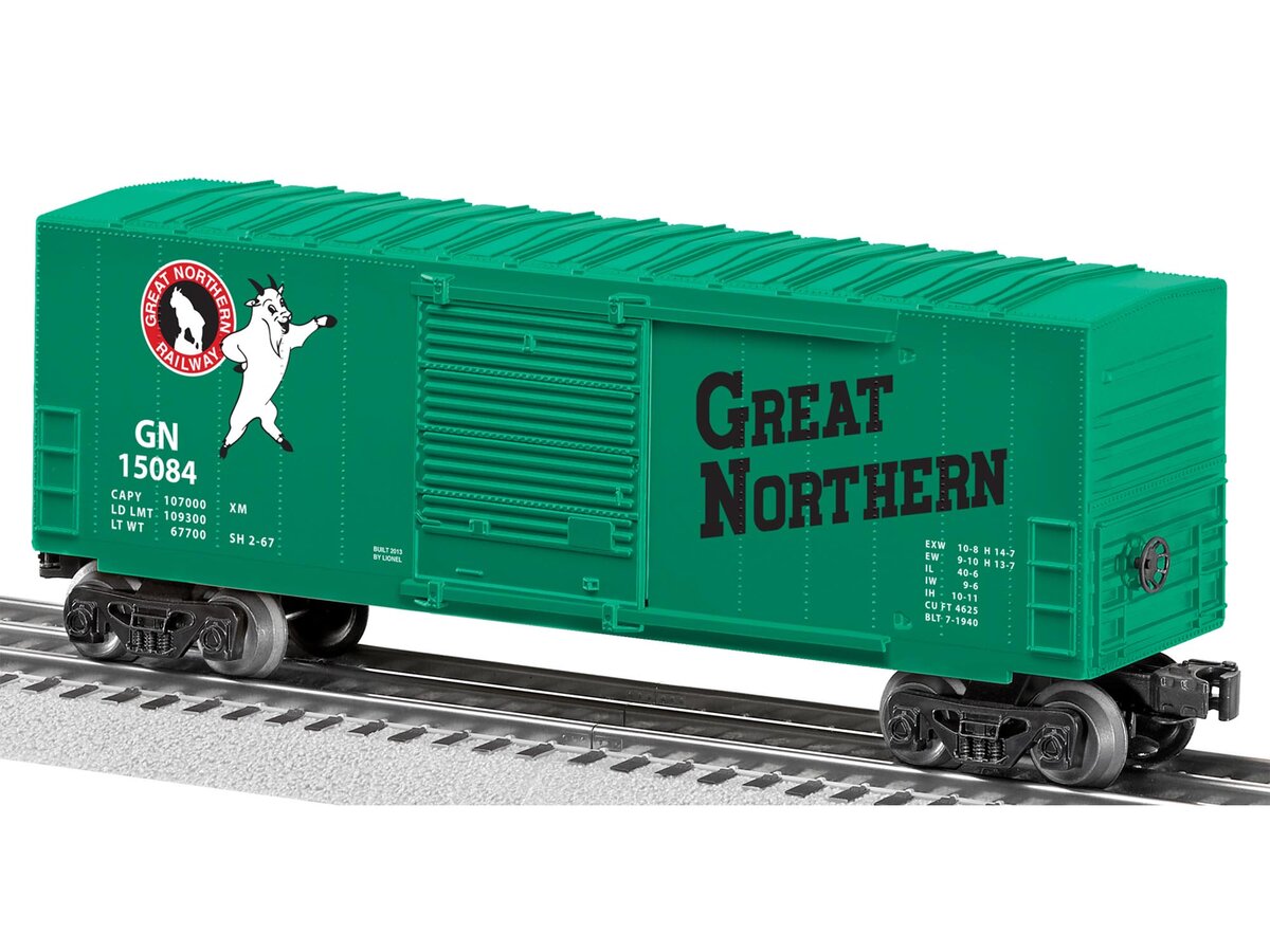 Lionel 6-15084 O Gauge Great Northern Hi-Cube Boxcar