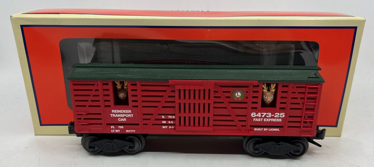 Lionel 6-27947 O Gauge Reindeer Transport Car