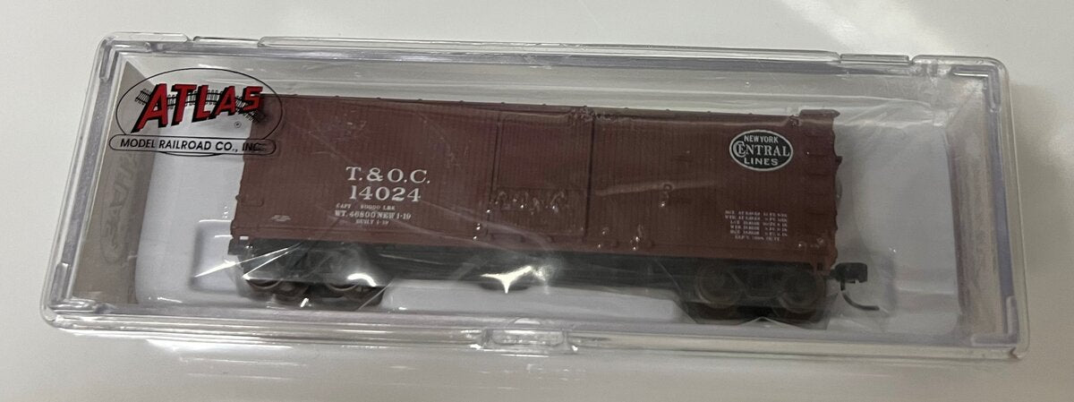 Atlas 45720 N Scale New York Central Double Sheathed Boxcar #14024