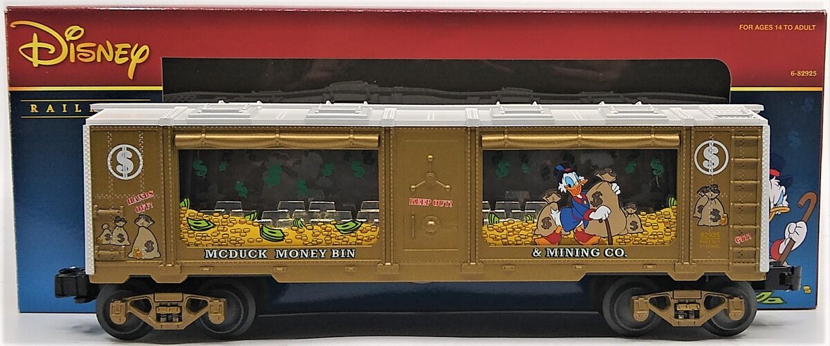 Lionel 6-82925 O Disney Scrooge McDuck Mint Car