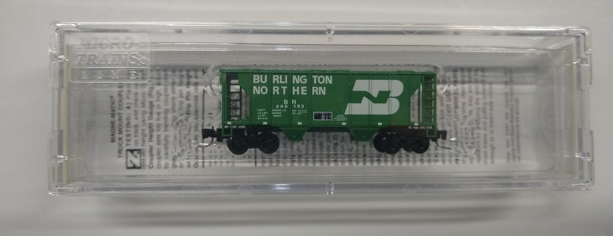Micro-Trains 53100312 Z BN PS2 70-Ton 2-Bay Covered Hopper #440193