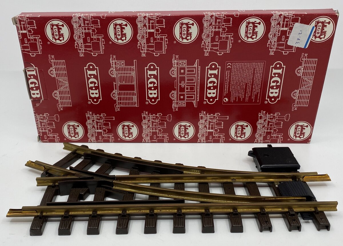 lgb 初期 LGB 12000 G Gauge R1 30° Right Hand Manual Switch Turnout – Trainz