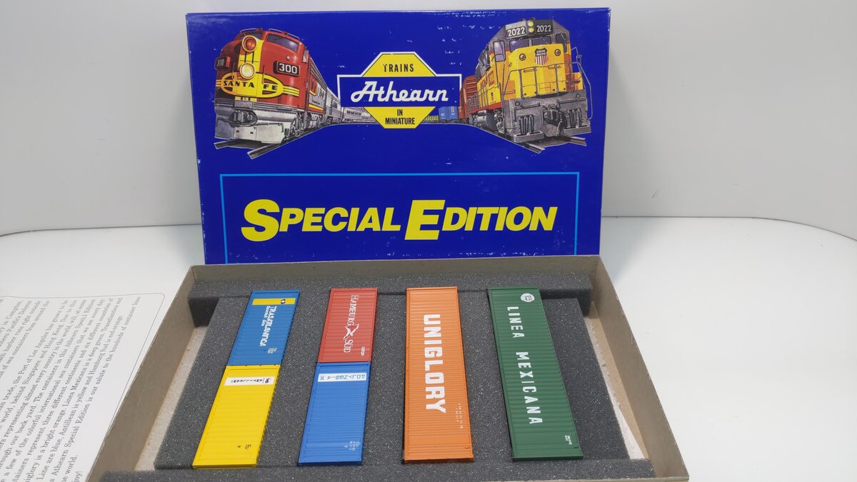Athearn 2311 HO "Containers of the World" Containers (Set of 6)